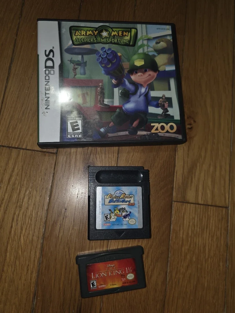 VINTAGE LOT GAMES Nintendo Advance DS Army Men Lion King 1 1/2 Army Men Lionking